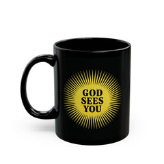 God Sees You Sunburst Mug (11oz)