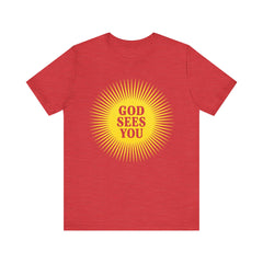 God Sees You Tee — Bella+Canvas 3001 (Unisex)