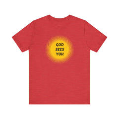 God Sees You Tee — Bella+Canvas 3001 (Unisex)