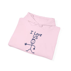 I Love Us HIS Hoodie — Gildan 18500 (Unisex)