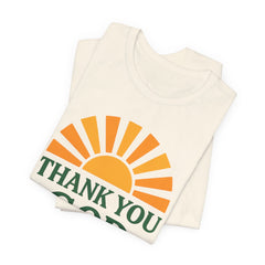 Thank You God – Sunrise Gratitude Tee Bella + Canvas 3001