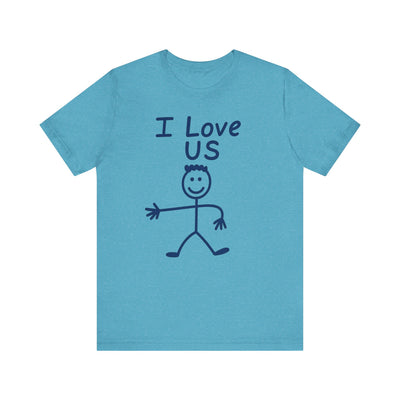 I Love Us—HIS Tee (Bella+Canvas 3001)