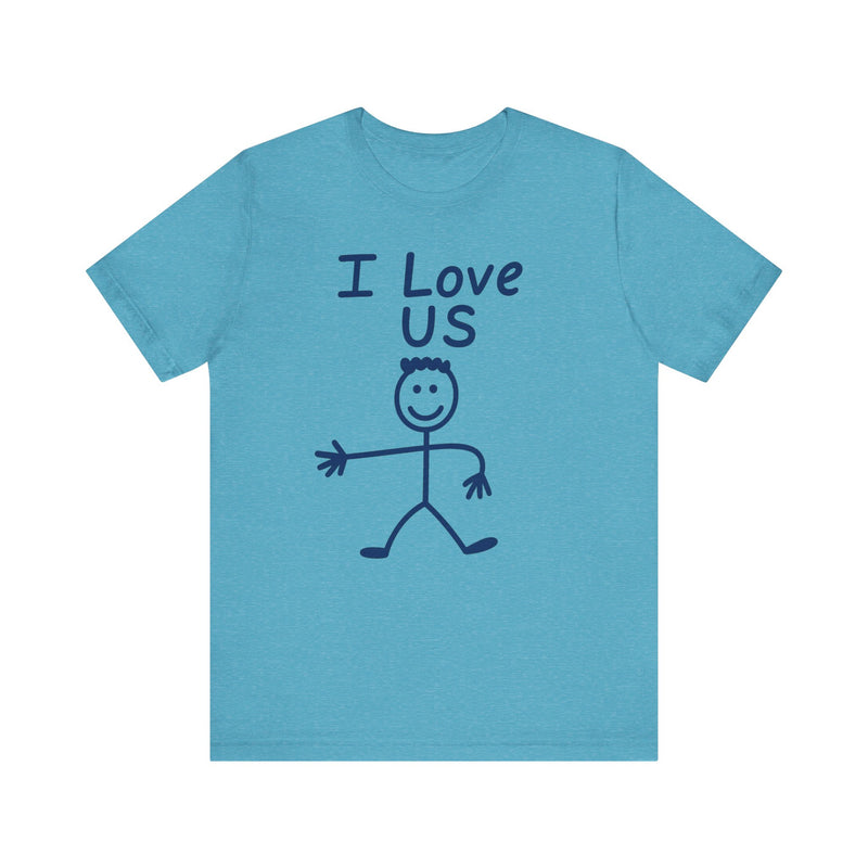 I Love Us—HIS Tee (Bella+Canvas 3001)
