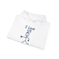 I Love Us HIS Hoodie — Gildan 18500 (Unisex)