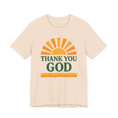 Thank You God – Sunrise Gratitude Tee Bella + Canvas 3001