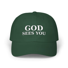 God Sees You – Classic Dad Cap (Yupoong 6245)