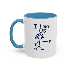 "I Love Us" Couples Coffee Mug - (Hers)(11oz)