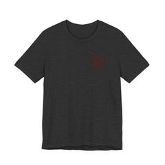 Jesus Lives Here Heart Tee