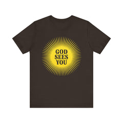 God Sees You Tee — Bella+Canvas 3001 (Unisex)