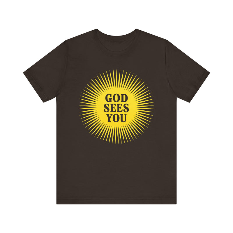 God Sees You Tee — Bella+Canvas 3001 (Unisex)