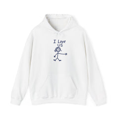 I Love Us HERS Hoodie — Gildan 18500 (Unisex)