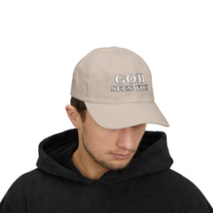 God Sees You – Classic Dad Cap (Yupoong 6245)