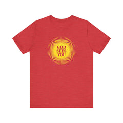 God Sees You Tee — Bella+Canvas 3001 (Unisex)