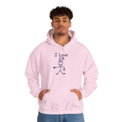 I Love Us HIS Hoodie — Gildan 18500 (Unisex)