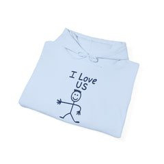 I Love Us HIS Hoodie — Gildan 18500 (Unisex)