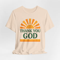 Thank You God – Sunrise Gratitude Tee Bella + Canvas 3001