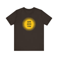God Sees You Tee — Bella+Canvas 3001 (Unisex)