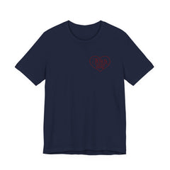 Jesus Lives Here Heart Tee