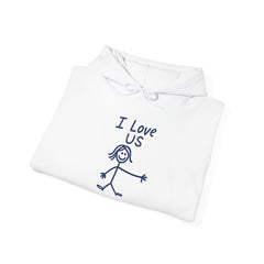 I Love Us HERS Hoodie — Gildan 18500 (Unisex)