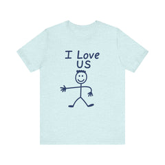 I Love Us—HIS Tee (Bella+Canvas 3001)