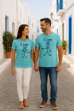 I Love Us—HIS Tee (Bella+Canvas 3001)