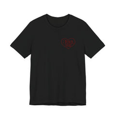 Jesus Lives Here Heart Tee