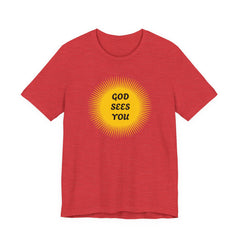 God Sees You Tee — Bella+Canvas 3001 (Unisex)