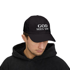 God Sees You – Classic Dad Cap (Yupoong 6245)