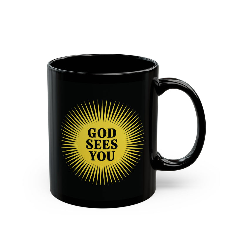 God Sees You Sunburst Mug (11oz)