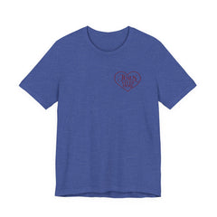 Jesus Lives Here Heart Tee