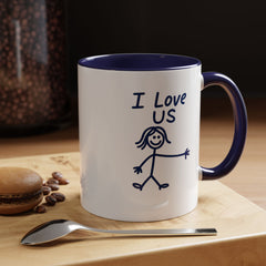 "I Love Us" Couples Coffee Mug - (Hers)(11oz)