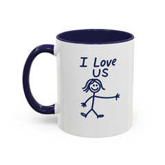 "I Love Us" Couples Coffee Mug - (Hers)(11oz)