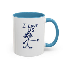 "I Love Us" Couples Coffee Mug - (Hers)(11oz)