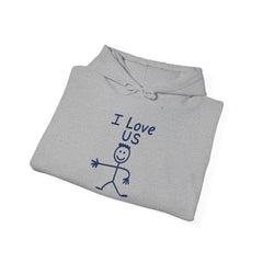 I Love Us HIS Hoodie — Gildan 18500 (Unisex)