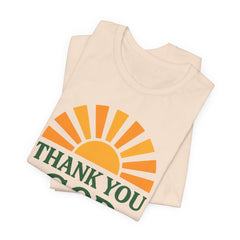 Thank You God – Sunrise Gratitude Tee Bella + Canvas 3001