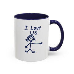 "I Love Us" Couples Coffee Mug - (Hers)(11oz)