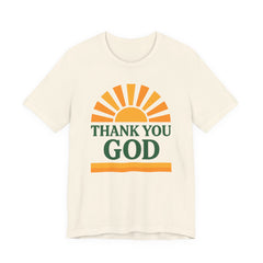 Thank You God – Sunrise Gratitude Tee Bella + Canvas 3001