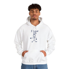 I Love Us HIS Hoodie — Gildan 18500 (Unisex)