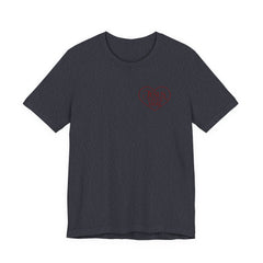 Jesus Lives Here Heart Tee