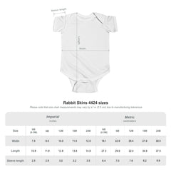 “I Love Us” Baby Bodysuit – Her Edition (Rabbit Skins 4424)