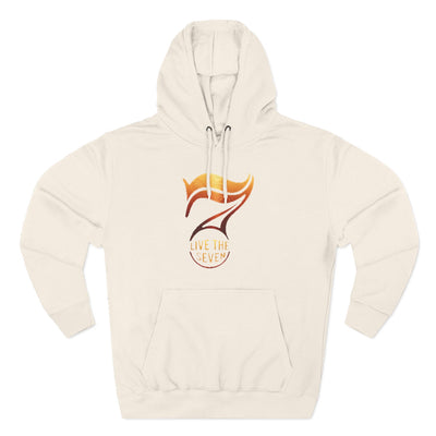 'Live the 7' Premium Fleece Hoodie (Lane Seven LS14001, Unisex)