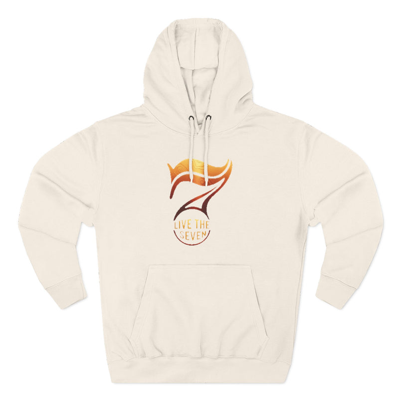 'Live the 7' Premium Fleece Hoodie (Lane Seven LS14001, Unisex)