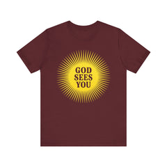 God Sees You Tee — Bella+Canvas 3001 (Unisex)
