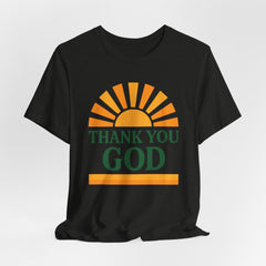 Thank You God – Sunrise Gratitude Tee Bella + Canvas 3001