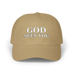 God Sees You – Classic Dad Cap (Yupoong 6245)