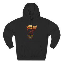 'Live the 7' Premium Fleece Hoodie (Lane Seven LS14001, Unisex)