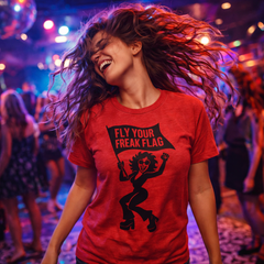 Fly Your Freak Flag – Women’s Retro Tee