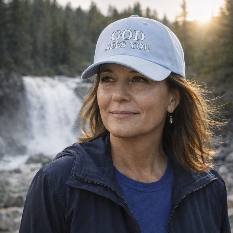 God Sees You – Classic Dad Cap (Yupoong 6245)