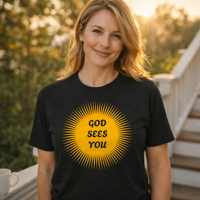 God Sees You Tee — Bella+Canvas 3001 (Unisex)