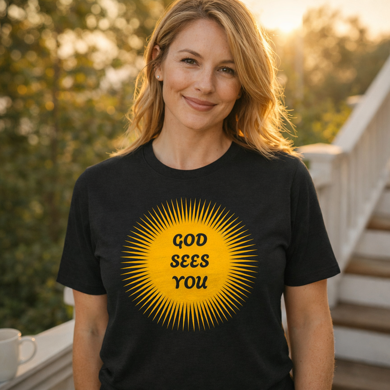 God Sees You Tee — Bella+Canvas 3001 (Unisex)